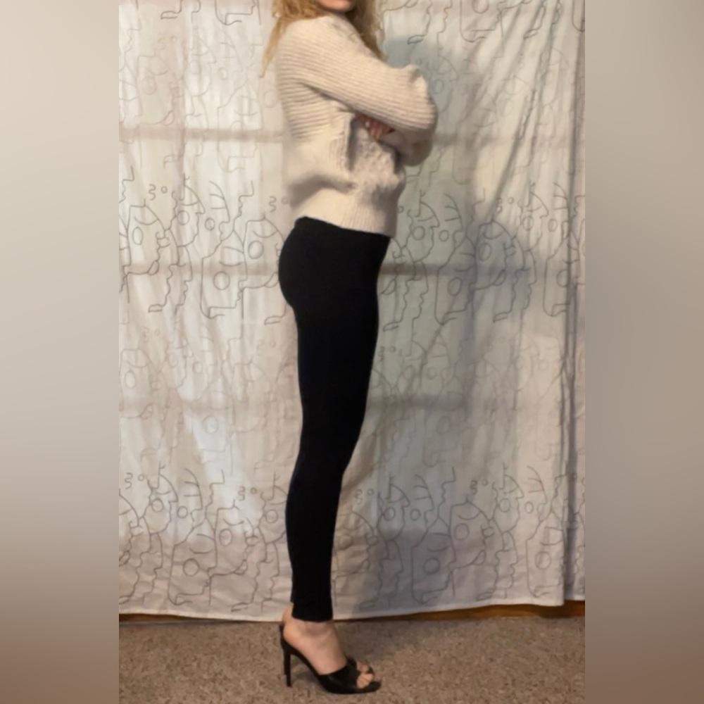 White winter sweater